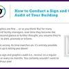 How to Conduct a Sign and Graphics Audit of Your Building